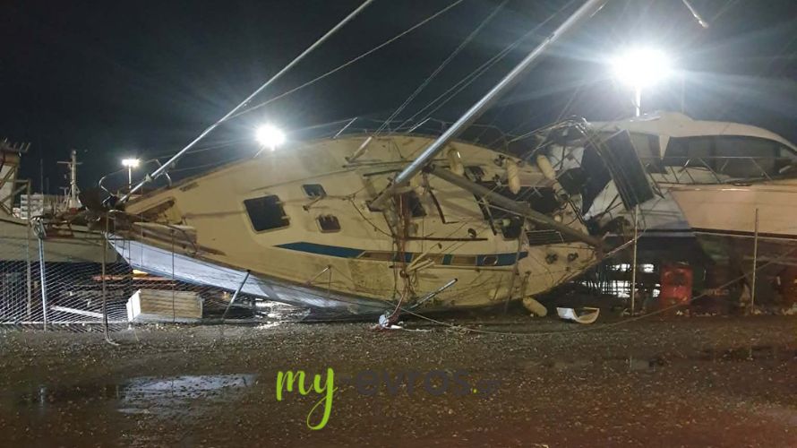 Καταιγίδα με ριπές ανέμων 150 χλμ. σάρωσε την Αλεξανδρούπολη: «Γκρεμίστηκε» η πόλη σε 15 λεπτά