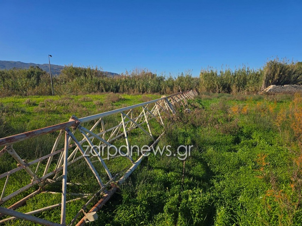 Πτώση κεραίας της ΕΡΤ στη Σούδα Χανίων – Σε δολιοφθορά την αποδίδει η εταιρεία