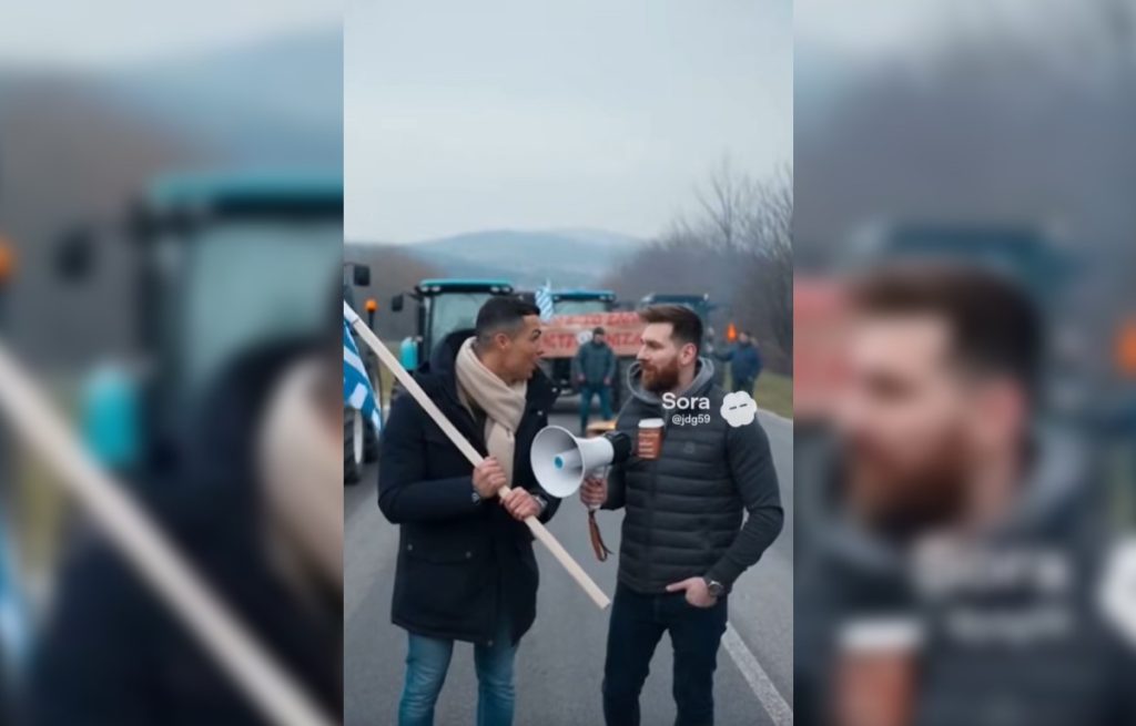 Έχουν κατέβει Μέσι και Ρονάλντο στα μπλόκα; Το 2026 ο,τι βλέπεις δεν είναι αληθινό και δεν ενοχλείται κανείς!