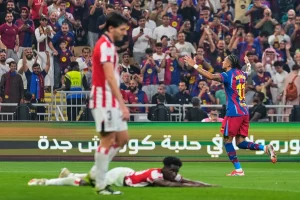 Μπαρτσελόνα – Αθλέτικ 5-0: Καταιγιστική νίκη των «μπλαουγκράνα» και άνετη πρόκριση στον τελικό του Super Cup