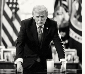 Τραμπ: «Πίνετε όλο το γάλα σας» – Η φωτογραφία με το λευκά μουστάκια που «ρίχνει» το διαδίκτυο