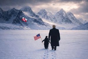 Λευκός Οίκος: Ο Tραμπ πηγαίνει στη Γροιλανδία χέρι-χέρι με ένα πιγκουίνο – «Λάθος ημισφαίριο», αντιδρά το X