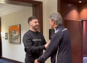 Ο Μορόν επισκέφθηκε την αποστολή της Ρεάλ Μπέτις