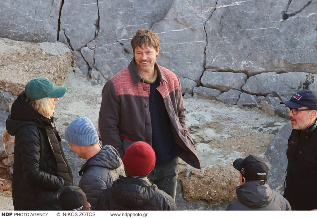 Ο Μπραντ Πιτ στο Λιμάνι της Ύδρας – Δείτε βίντεο