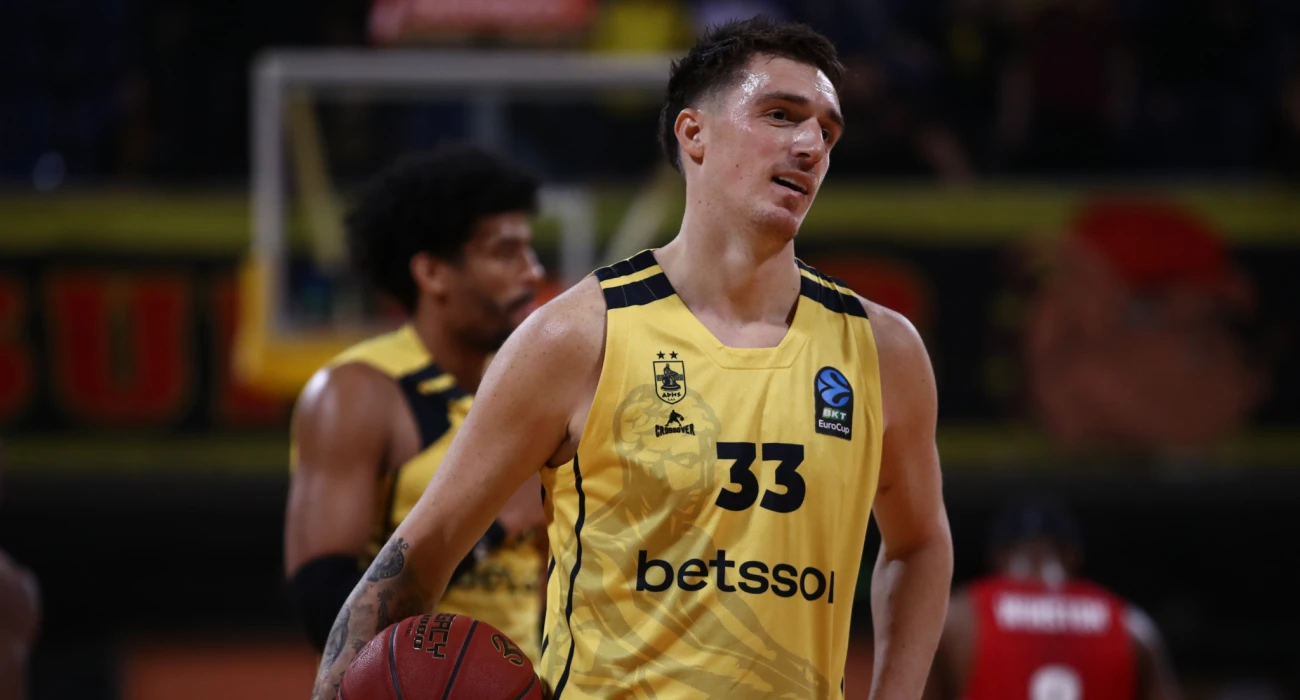 &Beta;&alpha;&rho;ύ &alpha;&nu;&tau;ί&omicron; &gamma;&iota;&alpha; &tau;&omicron;&nu; Ά&rho;&eta; &ndash; &Sigma;&upsilon;&nu;&tau;&rho;&iota;&beta;ή &alpha;&pi;ό &tau;&eta;&nu; &Kappa;&lambda;&omicron;&upsilon;&zeta; &kappa;&alpha;&iota; &epsilon;&kappa;&tau;ό&sigmaf; &sigma;&upsilon;&nu;έ&chi;&epsilon;&iota;&alpha;&sigmaf; &sigma;&tau;&omicron; EuroCup