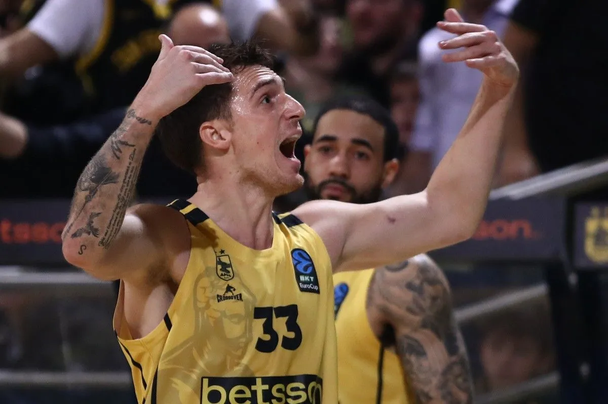 Ά&rho;&eta;&sigmaf; Betsson &ndash; &Nu;&epsilon;&pi;&tau;&omicron;ύ&nu;&alpha;&sigmaf; 83-64: &Epsilon;&nu;&tau;&upsilon;&pi;&omega;&sigma;&iota;&alpha;&kappa;ή &nu;ί&kappa;&eta; &kappa;&alpha;&iota; &pi;&rho;&omicron;&epsilon;&tau;&omicron;&iota;&mu;&alpha;&sigma;ί&alpha; &gamma;&iota;&alpha; &tau;&epsilon;&lambda;&iota;&kappa;ό &sigma;&tau;&eta; &Rho;&omicron;&upsilon;&mu;&alpha;&nu;ί&alpha;