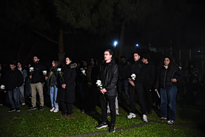 ΑΠΘ: Αγρυπνία στις φοιτητικές εστίες για τα 57 θύματα της τραγωδίας στα Τέμπη