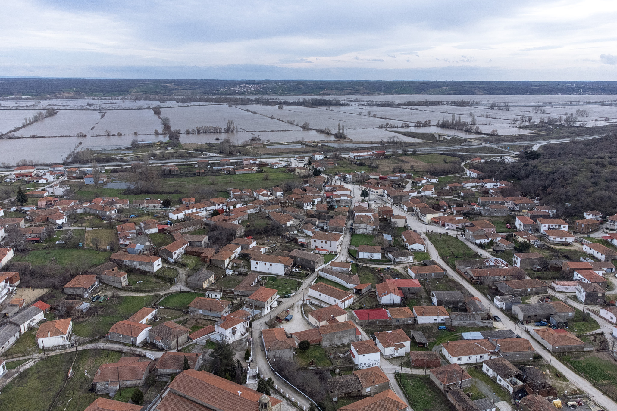 Πλημμυρισμένη περιοχή Έβρου