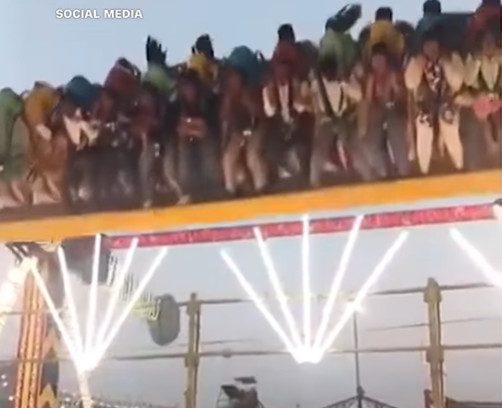 Φρίκη σε λούνα παρκ: Κατέρρευσε αιωρούμενη κούνια, ένας νεκρός – Ανατριχιαστικό βίντεο