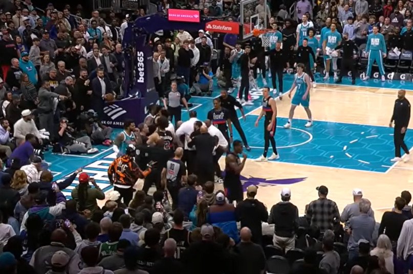 Τo NBA ανακοίνωσε τις ποινές όσων ενεπλάκησαν στο επεισόδιο του Χόρνετς – Πίστονς