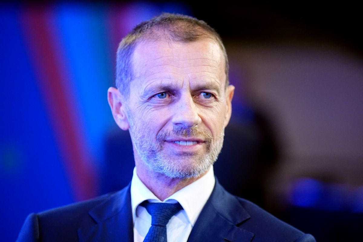 &Omicron; &pi;&rho;ό&epsilon;&delta;&rho;&omicron;&sigmaf; &tau;&eta;&sigmaf; UEFA &theta;&alpha; &pi;&alpha;&rho;&alpha;&kappa;&omicron;&lambda;&omicron;&upsilon;&theta;ή&sigma;&epsilon;&iota; &tau;&omicron; &pi;&alpha;&iota;&chi;&nu;ί&delta;&iota; &tau;&omega;&nu; &laquo;&epsilon;&rho;&upsilon;&theta;&rho;&omicron;&lambda;&epsilon;ύ&kappa;&omega;&nu;&raquo; &kappa;ό&nu;&tau;&rho;&alpha; &sigma;&tau;&eta;&nu; &Lambda;&epsilon;&beta;&epsilon;&rho;&kappa;&omicron;ύ&zeta;&epsilon;&nu;