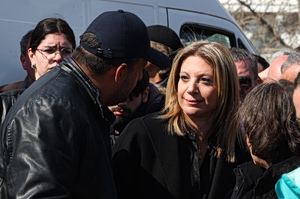 Τέμπη – Σύνταγμα: Επέλεξε τελευταία στιγμή να μην ανέβει στο βήμα η Καρυστιανού