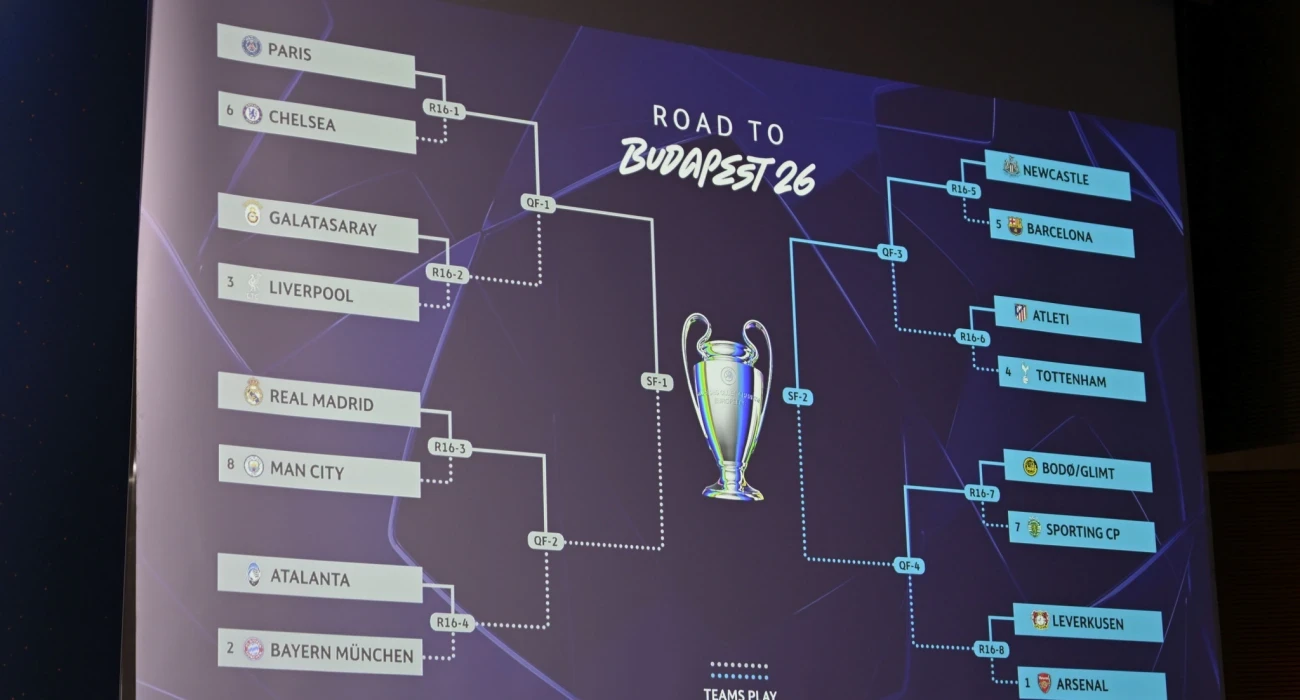 Champions League: &Tau;&omicron; &pi;&rho;ό&gamma;&rho;&alpha;&mu;&mu;&alpha; &tau;&omega;&nu; &alpha;&nu;&alpha;&mu;&epsilon;&tau;&rho;ή&sigma;&epsilon;&omega;&nu; &sigma;&tau;&eta; &phi;ά&sigma;&eta; &tau;&omega;&nu; &laquo;16&raquo;