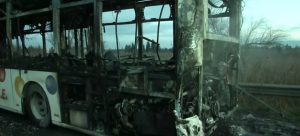 Φωτιά σε λεωφορείο του ΚΤΕΛ στη Σίνδο – Καλά στην υγεία τους οι επιβάτες