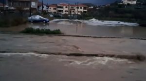 Στο έλεος της κακοκαιρίας η Λήμνος – Πολλές ζημιές από τις πλημμύρες