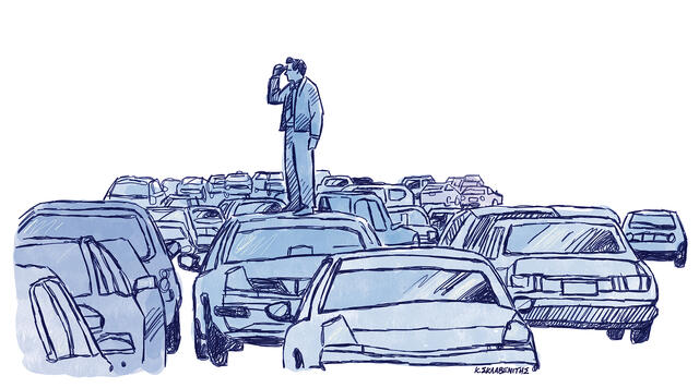 Το σκίτσο του Κώστα Σκλαβενίτη για ΤΑ ΝΕΑ 14/2/26