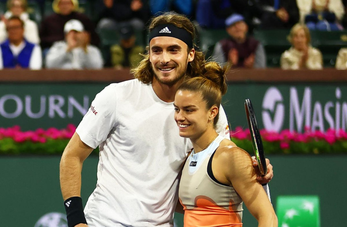 &Iota;ndian Wells: &Alpha;&pi;&omicron;&kappa;&lambda;&epsilon;ί&sigma;&tau;&eta;&kappa;&epsilon; &eta; &Mu;&alpha;&rho;ί&alpha; &Sigma;ά&kappa;&kappa;&alpha;&rho;&eta; &alpha;&pi;ό &tau;&eta; &Sigma;&phi;&iota;ό&nu;&tau;&epsilon;&kappa;, &theta;&alpha; &pi;&alpha;ί&xi;&epsilon;&iota; &mu;&epsilon; &tau;&omicron;&nu; &Tau;&sigma;&iota;&tau;&sigma;&iota;&pi;ά &sigma;&tau;&omicron; &delta;&iota;&pi;&lambda;ό