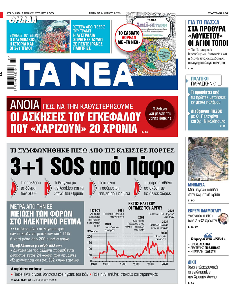 ΤΑ ΝΕΑ 10.3.2026
