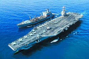 Επιστρέφει στη Σούδα το αεροπλανοφόρο των ΗΠΑ «USS Gerald Ford» για ανεφοδιασμό