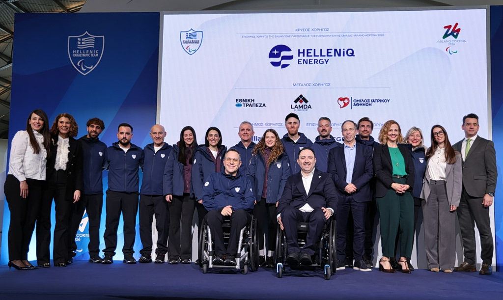 Με τη στήριξη της HELLENiQ ENERGY η Ελλάδα στους Χειμερινούς Παραολυμπιακούς Αγώνες 2026