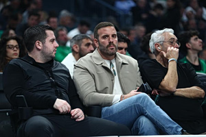 Ο Νίκος Παππάς στο T-Center για το Παναθηναϊκός – Ερυθρός Αστέρας