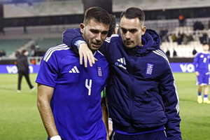 Ξέσπασε σε κλάματα ο Καλογερόπουλος μετά την ήττα από τη Γερμανία (vid)