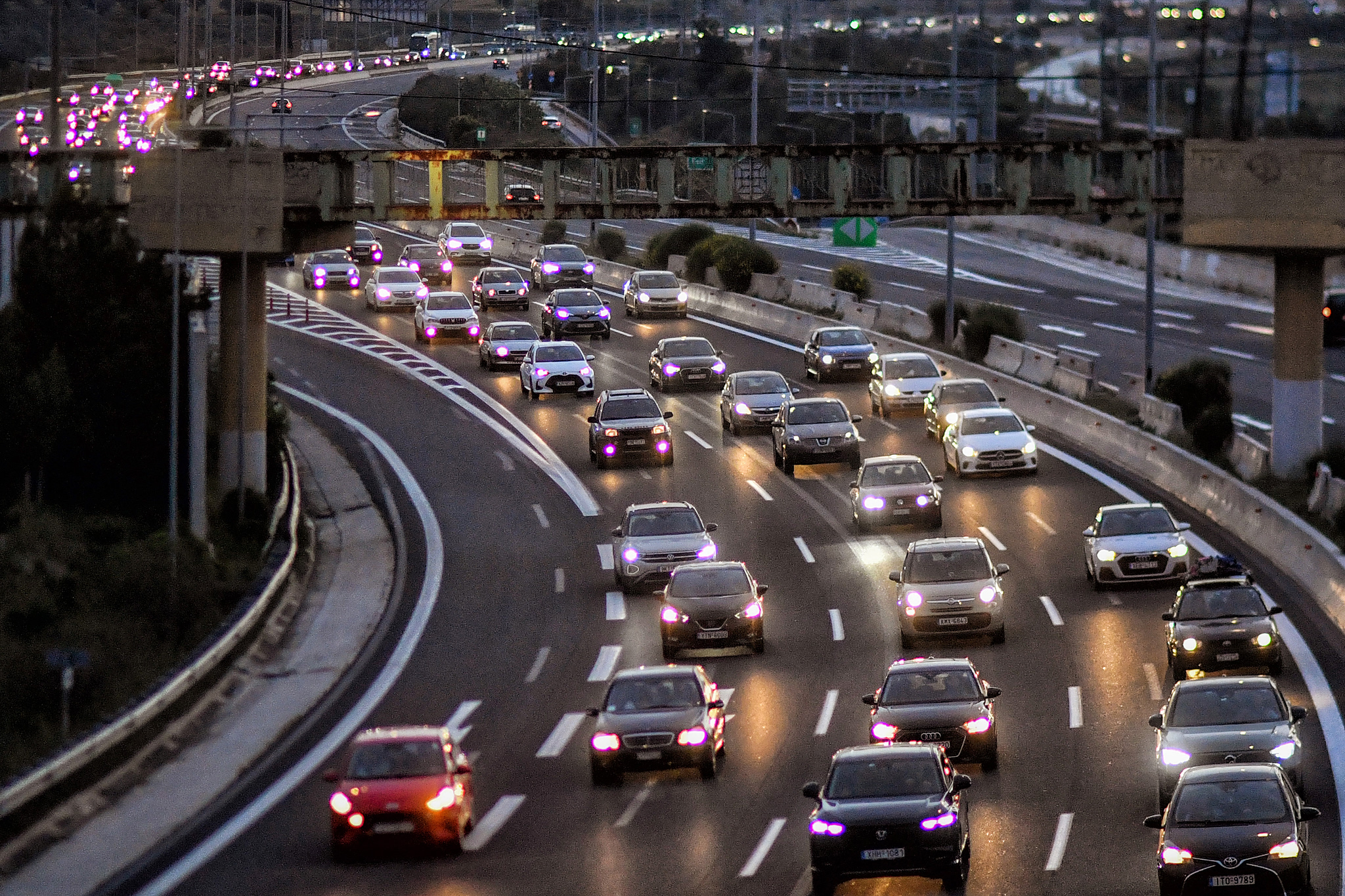 κυκλοφοριακή συμφόρηση Αθήνα