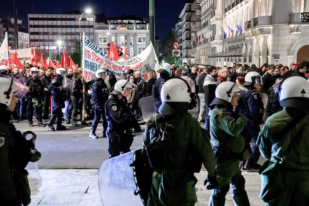 Αποκαταστάθηκε η κυκλοφορία των οχημάτων στο κέντρο της Αθήνας