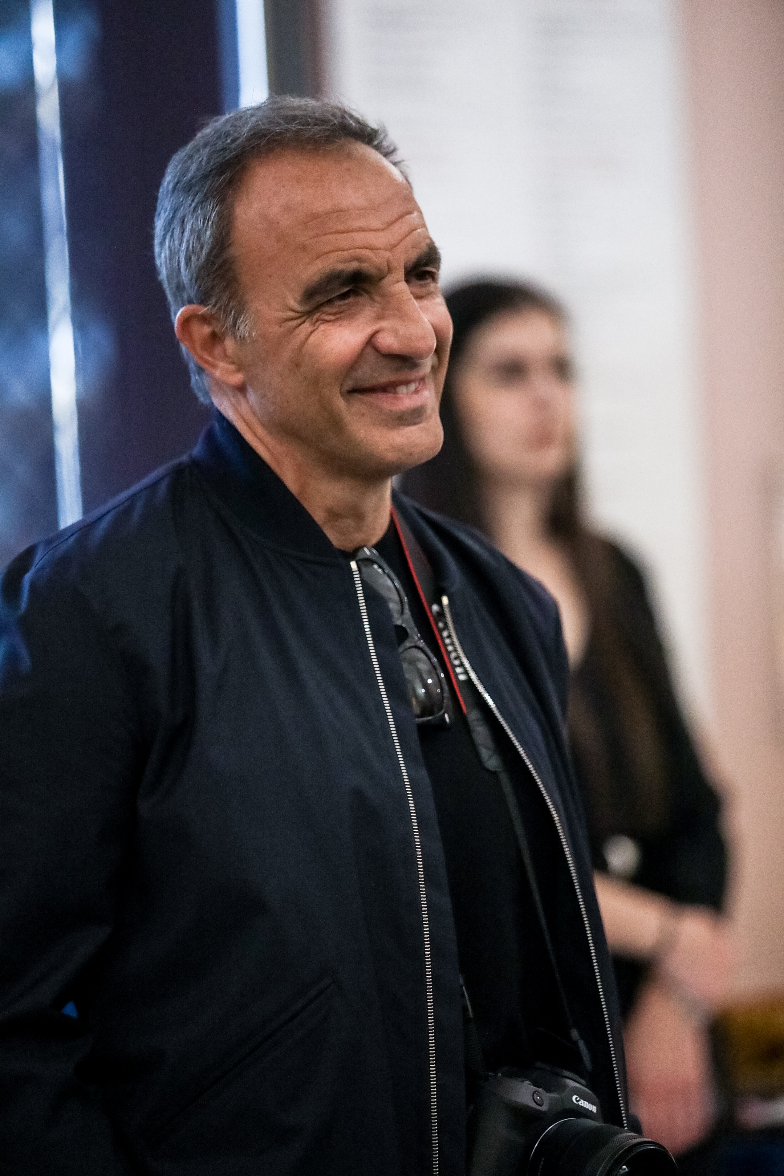 Ο πίνακας τοποθετημένος στο Ξενοκράτειο Αρχαιολογικό Μουσείο