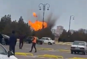 Ιρανικό drone έπληξε το αεροδρόμιο Ναχτσιβάν στο Αζερμπαϊτζάν (video)