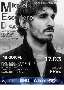 Το ΚΙΝΟ «πάει» Πάντειο: Ο Μικέλ Εσκουδέρο την Τρίτη 17/3 στις 7 μ.μ. για ένα δωρεάν masterclass κινηματογράφου