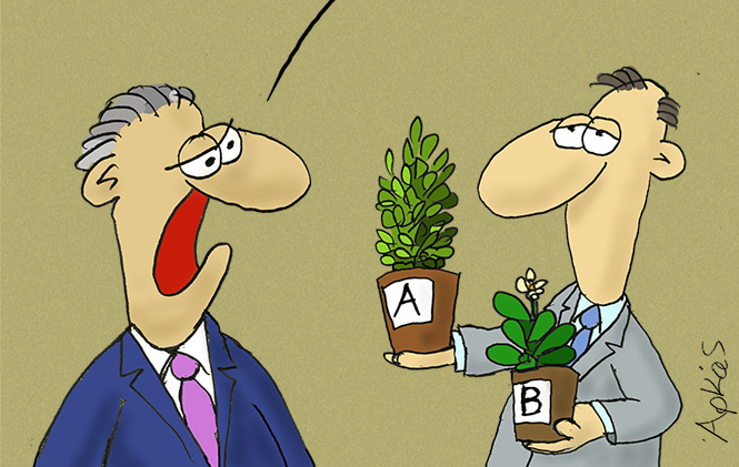 Αρκάς: Το νέο σκίτσο με το «Plan A και Plan B» που έγινε… γλάστρα