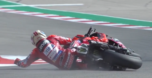 Motogp: Σοκαριστική πτώση για τον Μάρκεθ