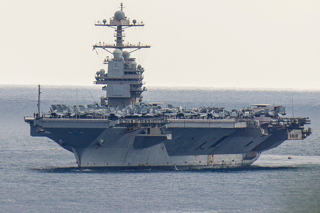 Το αμερικανικό αεροπλανοφόρο USS Gerald R. Ford έφτασε στην Κροατία