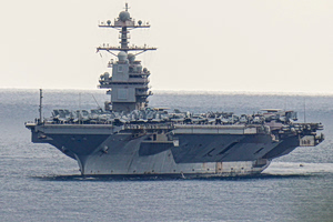 Το αμερικανικό αεροπλανοφόρο USS Gerald R. Ford έφτασε στην Κροατία