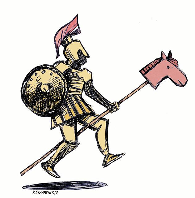 Το σκίτσο του Κώστα Σκλαβενίτη για ΤΑ ΝΕΑ 14/3/26