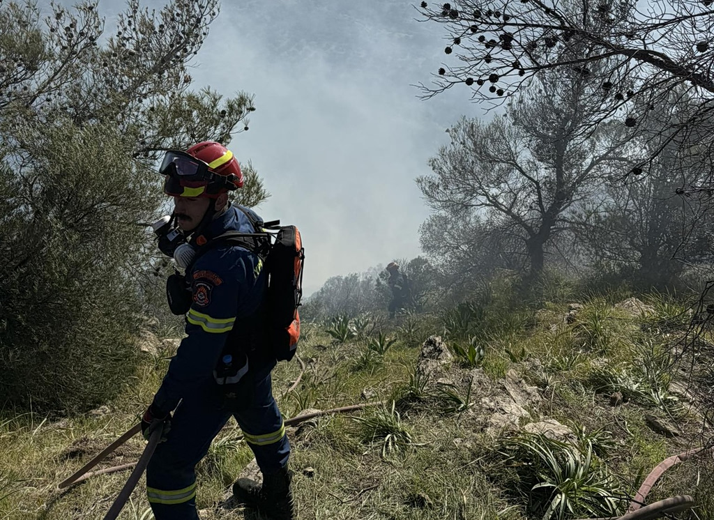 Μεγάλη φωτιά σε εξέλιξη στη Βιάννο Ηρακλείου