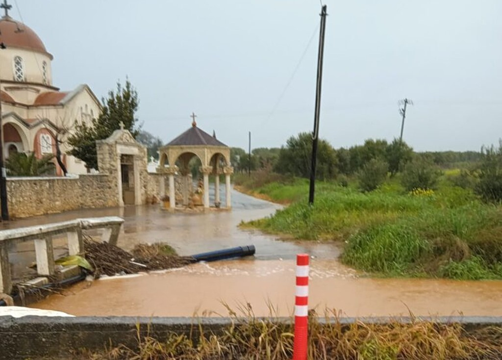 Τεράστια προβλήματα από την νεροποντή στο Ηράκλειο και το Λασίθι