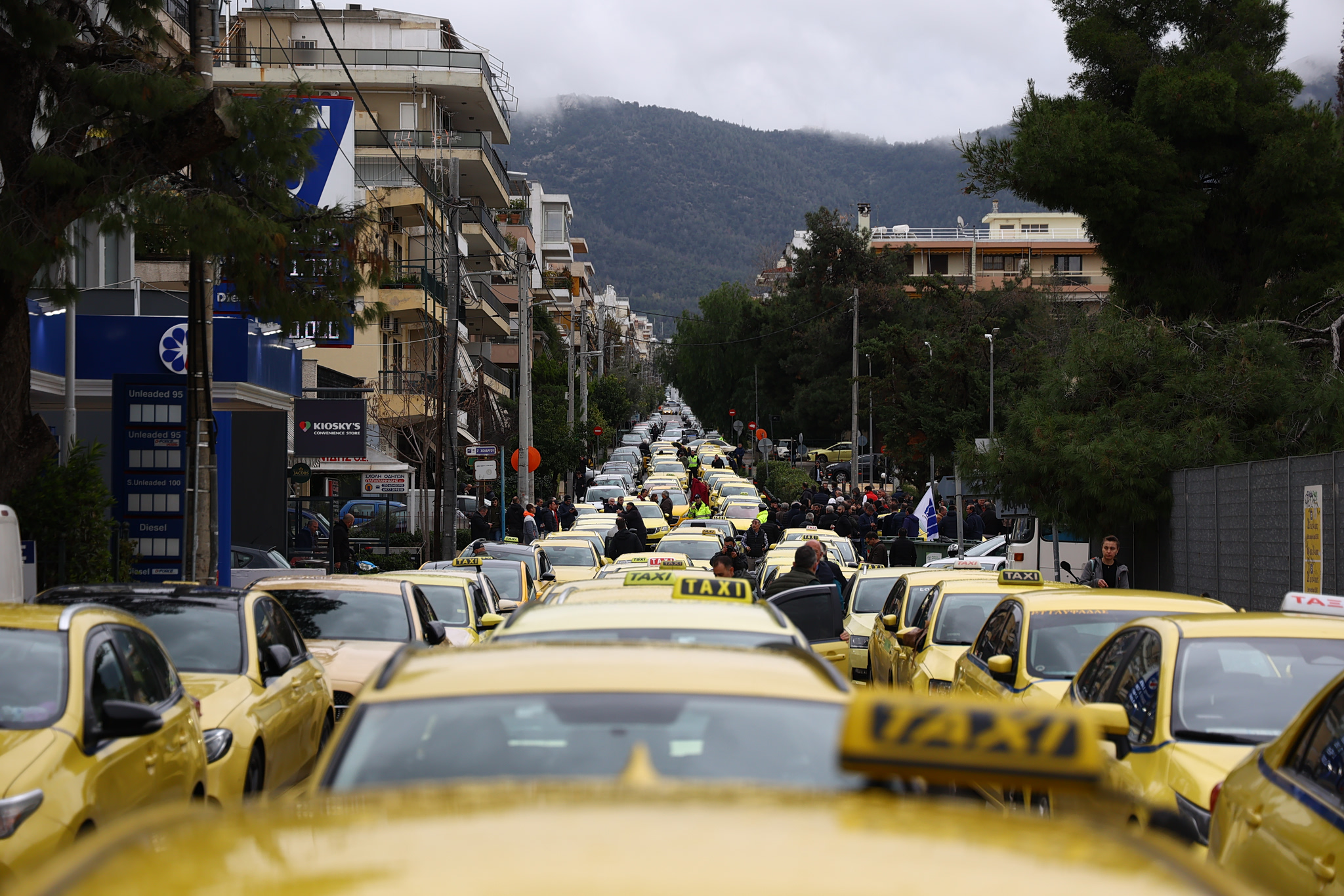 Απεργία οδηγών ταξί