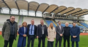 Βρούτσης και Κομπώτης ανακοίνωσαν έργα αξίας 500.000 ευρώ για το γήπεδο του Λεβαδειακού