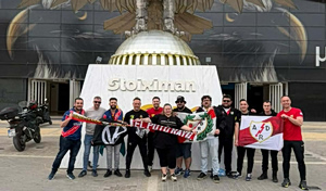 Εθελοντές διασώστες της ΑΕΚ υποδέχθηκαν τους ομόλογους της Ράγιο Βαγιεκάνο (photos)