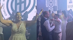 Απίστευτο: Γάμος στην Κρήτη μετατράπηκε σε ποδοσφαιρική γιορτή για το Κύπελλο του ΟΦΗ (vid)