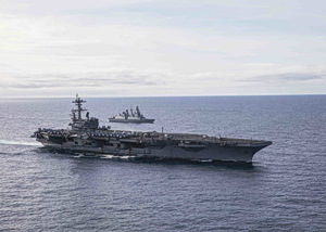 Το αεροπλανοφόρο «George Bush» καταφθάνει στη Μέση Ανατολή