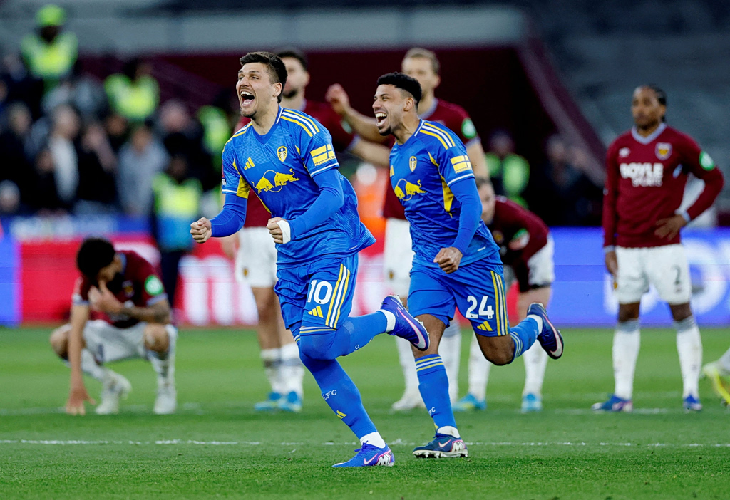 Γουέστ Χαμ – Λιντς 2-4 πεν. (2-2 κ.α.): Στη ρώσικη ρουλέτα των πέναλτι κρίθηκε το τελευταίο εισιτήριο του Κυπέλου Αγγλίας