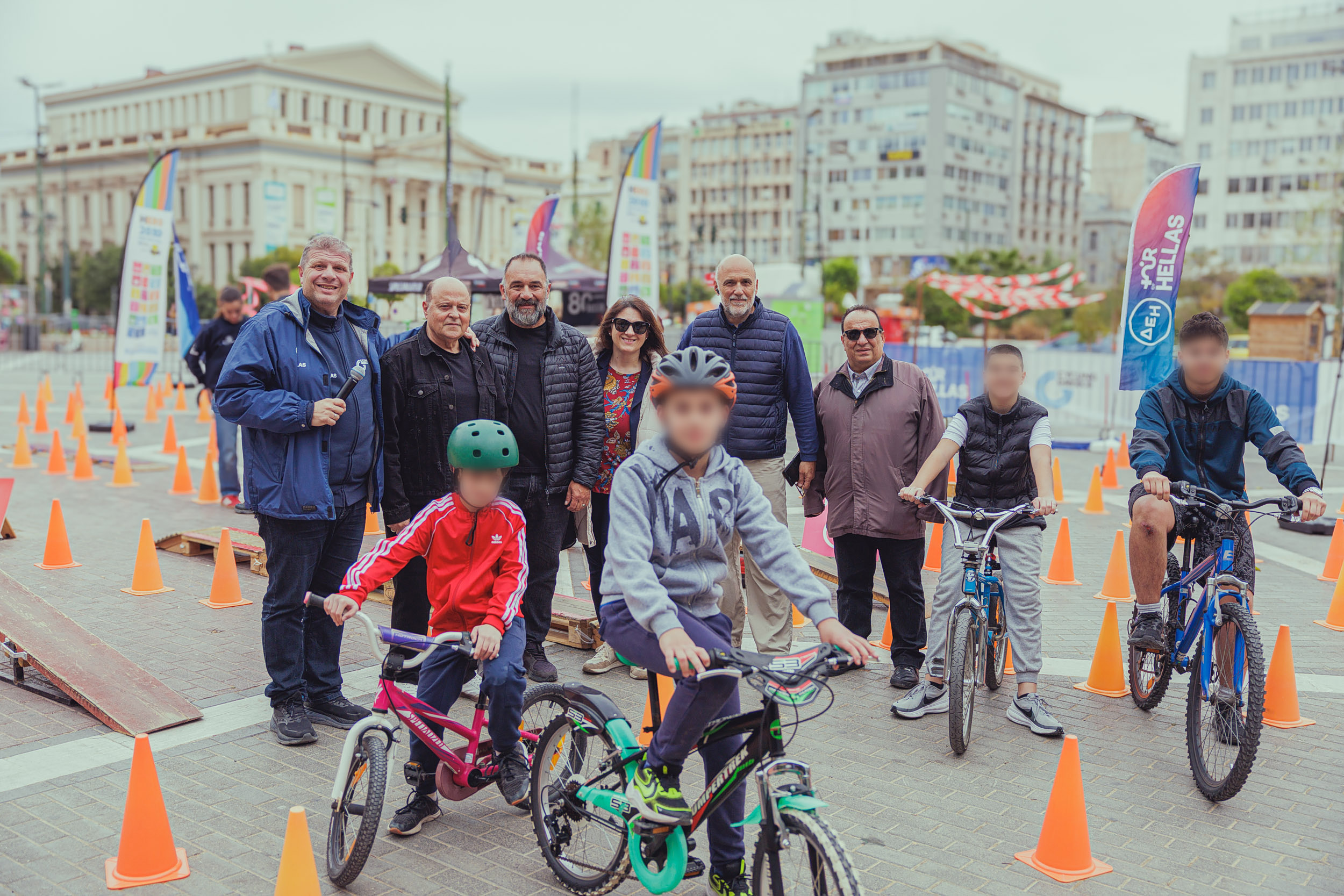 εκδήλωση με ποδήλατα