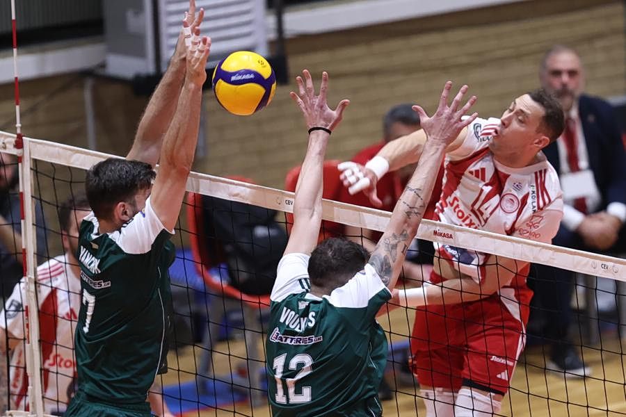 Παναθηναϊκός – Ολυμπιακός 3-0: Στους τελικούς της Volley League το «τριφύλλι»