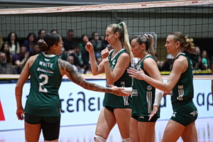 Νίκη και τίτλος για τον Παναθηναϊκό στο Βόλεϊ Γυναικών, 3-0 στον τρίτο τελικό τον ΖΑΟΝ Κηφισιάς