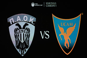 LIVE Η ευρωπαϊκή προσπάθεια του ΠΑΟΚ απέναντι στην Μούρθια για τα ημιτελικά του Europe Cup