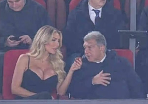 «Δεν ήξερα καν ότι ήταν πρόεδρος της Μπαρτσελόνα» – Ο Λαπόρτα εμφάνισε τη νέα του σύντροφο