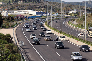 Κίνηση: Μποτιλιάρισμα στον Κηφισό – Στο «κόκκινο» οι κεντρικοί άξονες της Αττικής